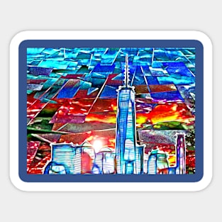 NYC in Colors Sticker